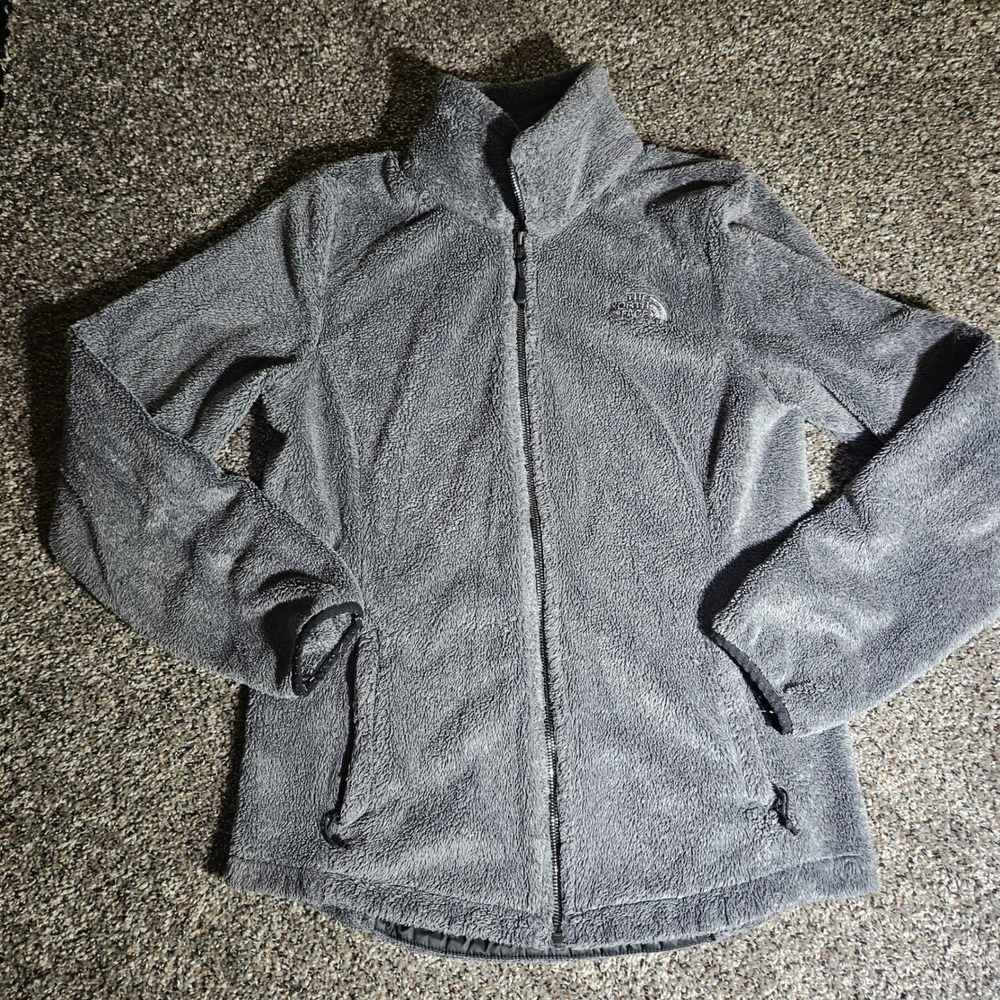 The North Face Osito 2 Fleece Jacket Gray Full Zip Womens Small NF0A3LGB